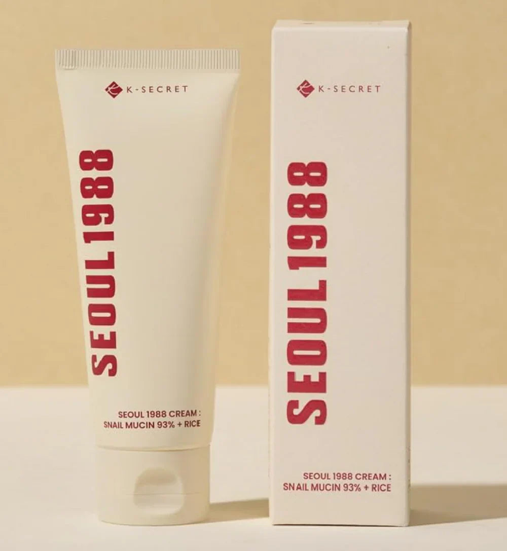 K-Secret Seoul 1988 Snail Mucin 93% + Rice Cream  - 100ml - Made in Korea - Buy Online in Pakistan at Cosmia.pk