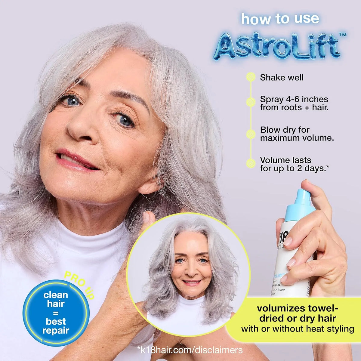 K18 AstroLift™ Reparative Volume Spray - 118ml - Buy Online in Pakistan at Cosmia.pk