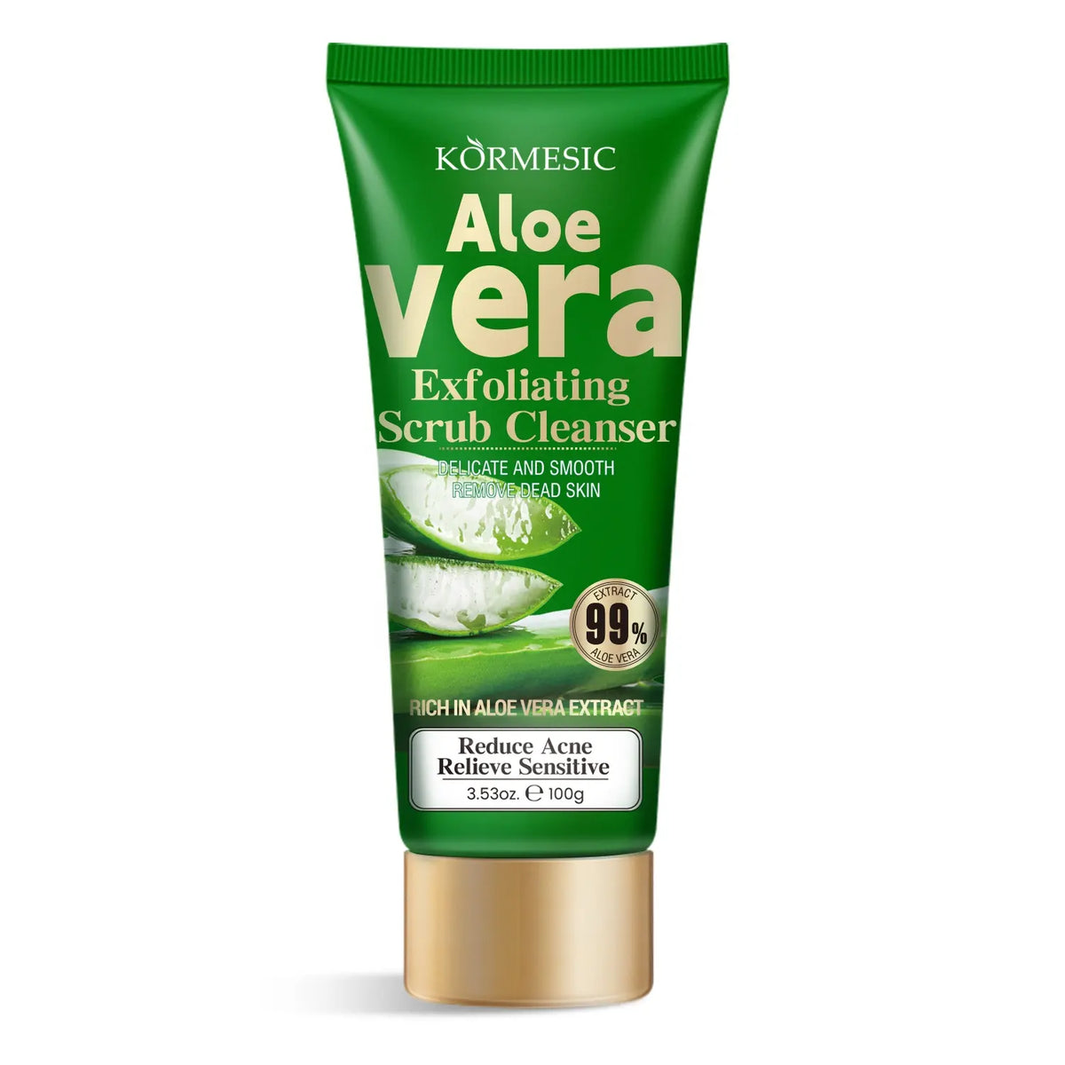 KORMESIC Aloe Vera Exfoliating Scrub Cleanser 100g - Buy Online in Pakistan at Cosmia.pk