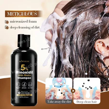 KORMESIC Minoxidil with Biotin Hair Grower Shampoo - 300ml - Buy Online in Pakistan at Cosmia.pk