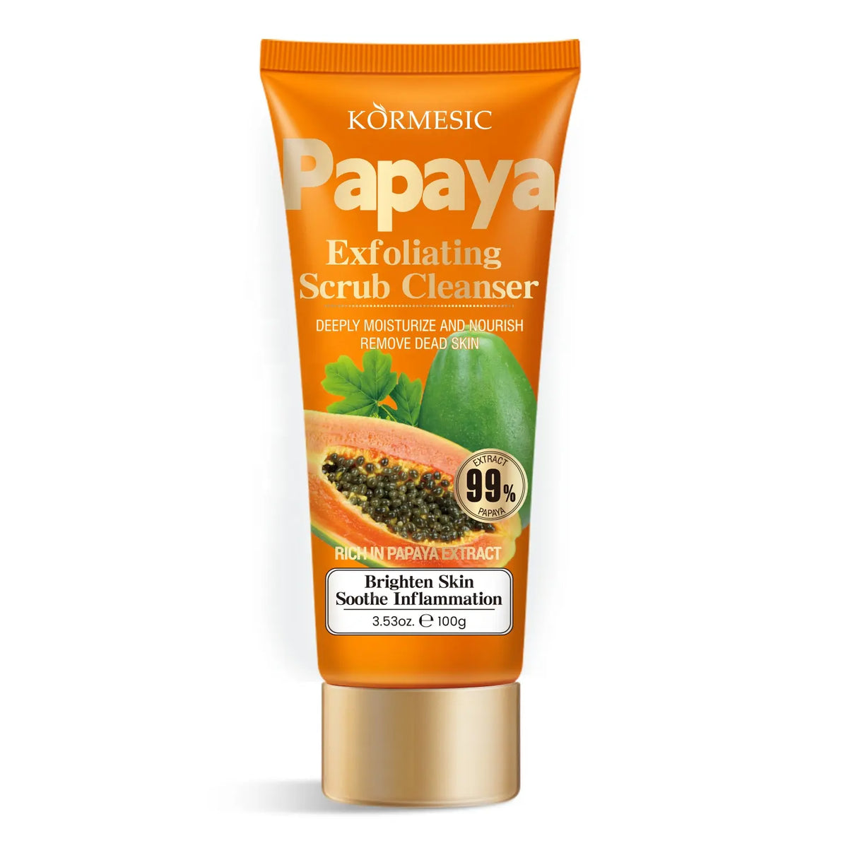 KORMESIC Papaya Exfoliating Scrub Cleanser 100g - Buy Online in Pakistan at Cosmia.pk