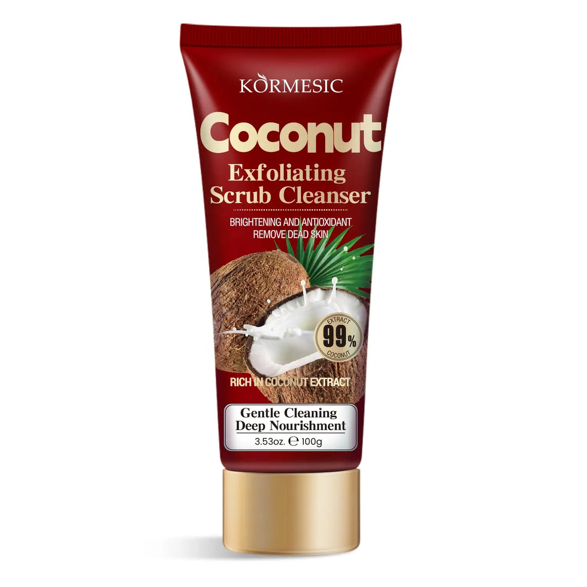KORMESIC Coconut Exfoliating Scrub Cleanser 100g - Buy Online in Pakistan at Cosmia.pk