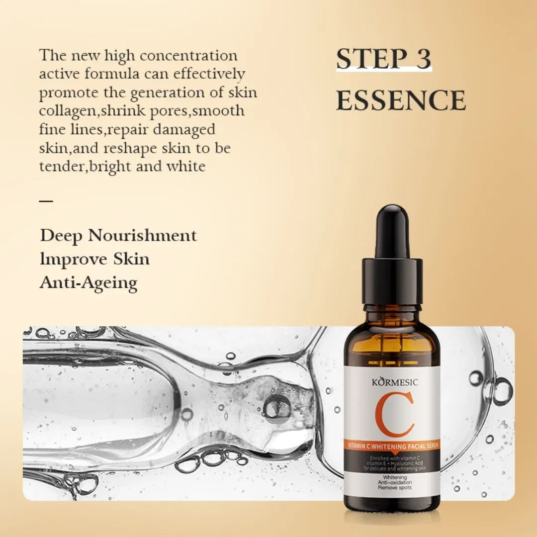 KORMESIC Vitamin C Whitening Facial Serum - 30ml - Buy Online in Pakistan at Cosmia.pk