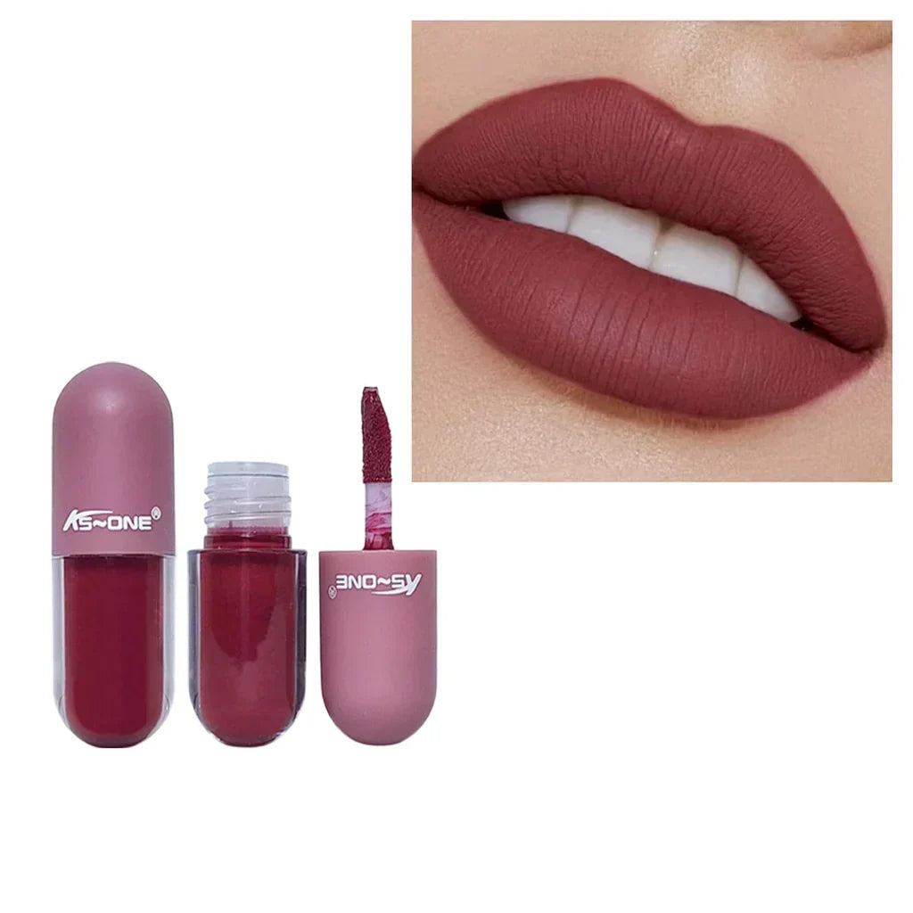 KS-ONE Mini Capsule Matte Lip Gloss Set 12pcs - Buy Online in Pakistan at Cosmia.pk