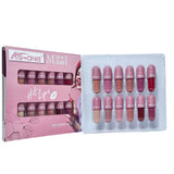 KS-ONE Mini Capsule Matte Lip Gloss Set 12pcs - Buy Online in Pakistan at Cosmia.pk