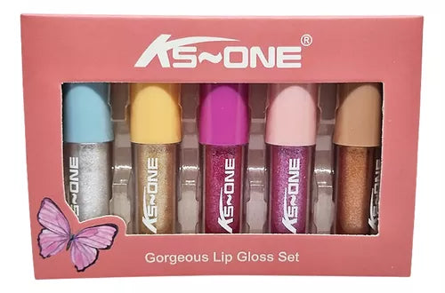 KS one lipgloss & eyeshadow 5pcs - Buy Online in Pakistan at Cosmia.pk