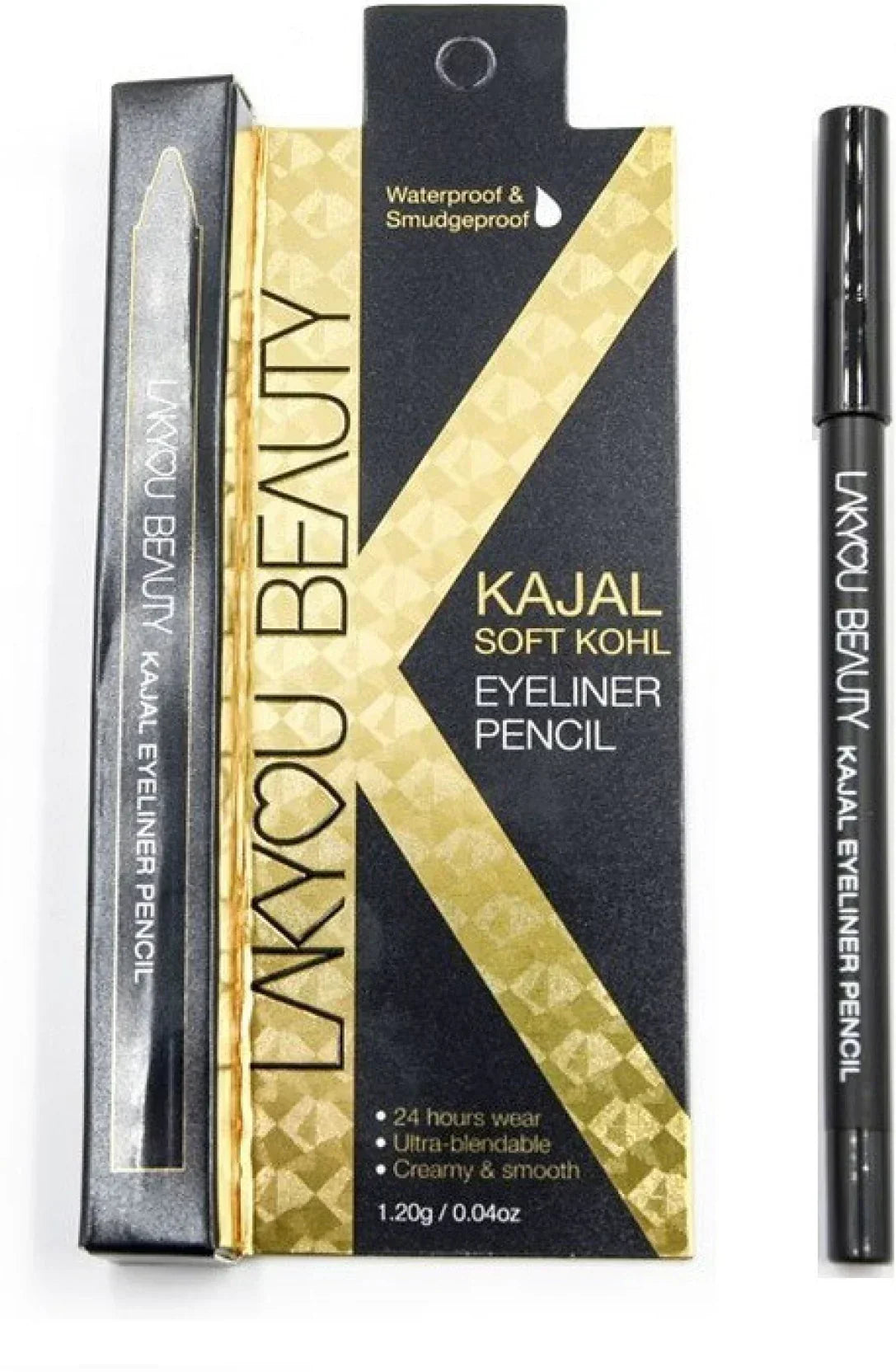 LakyouBeauty Kajal Eyeliner Pencil - 1.2g - Buy Online in Pakistan at Cosmia.pk