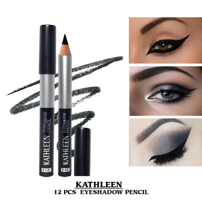 Kathleen 12pcs Black Jumbo Eye liner Pencil - Each - Buy Online in Pakistan at Cosmia.pk