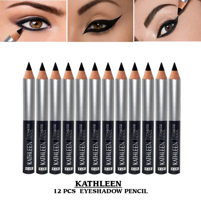Kathleen 12pcs Black Jumbo Eye liner Pencil - Each - Buy Online in Pakistan at Cosmia.pk