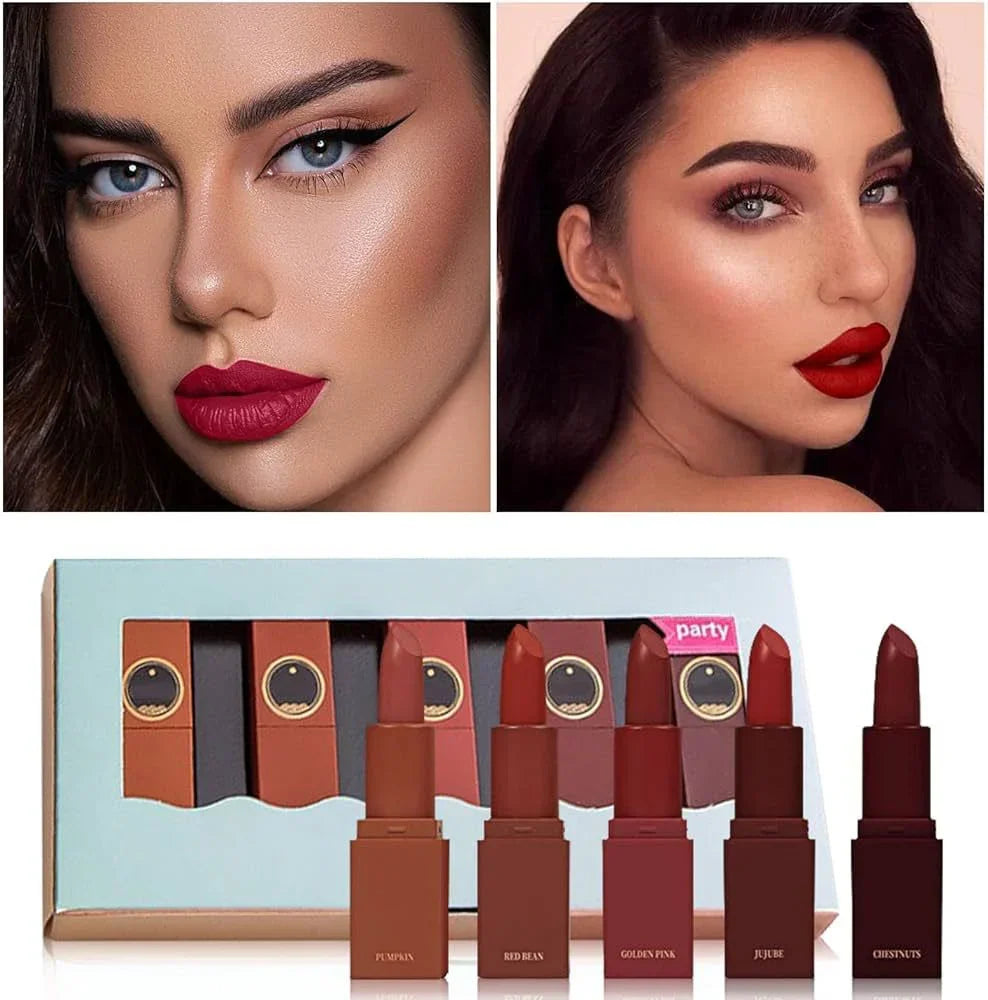 Kaxier 5 Pcs Lipstick Set Velvet Lipstick - Buy Online in Pakistan at Cosmia.pk