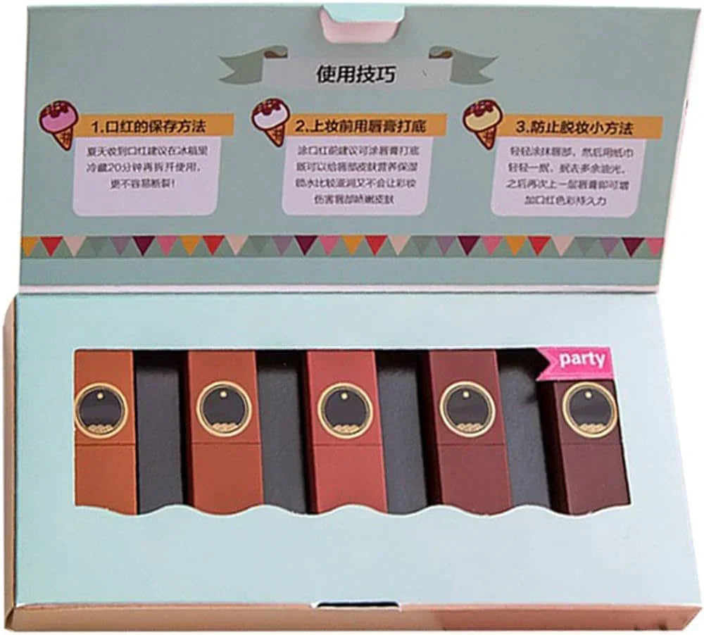 Kaxier 5 Pcs Lipstick Set Velvet Lipstick - Buy Online in Pakistan at Cosmia.pk