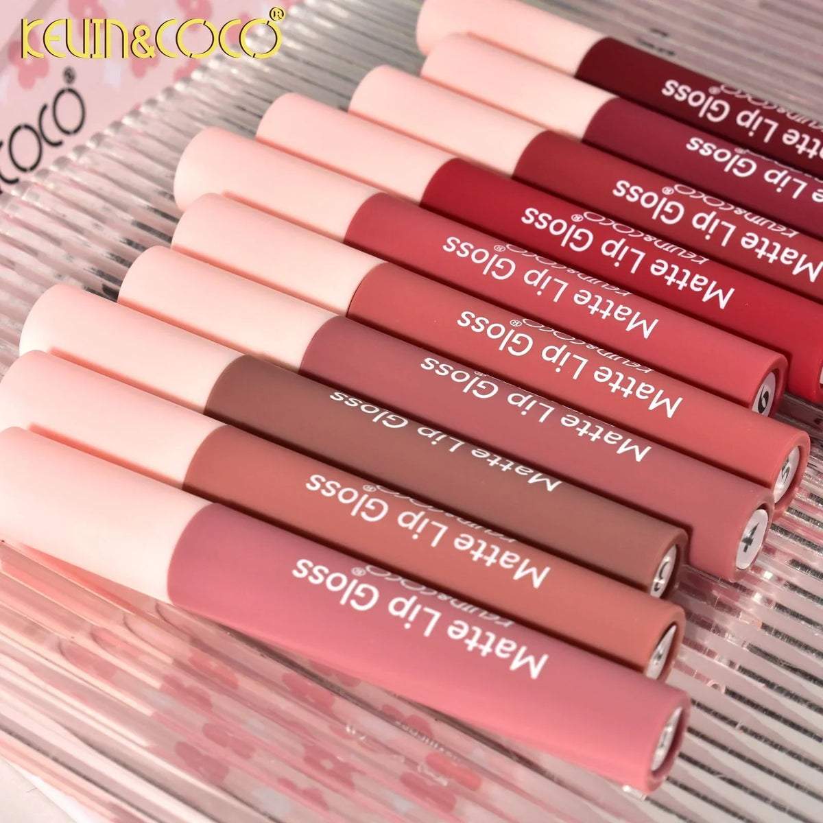 Kevin & Coco Super Matte 10 Pcs Lip Gloss Set - Buy Online in Pakistan at Cosmia.pk