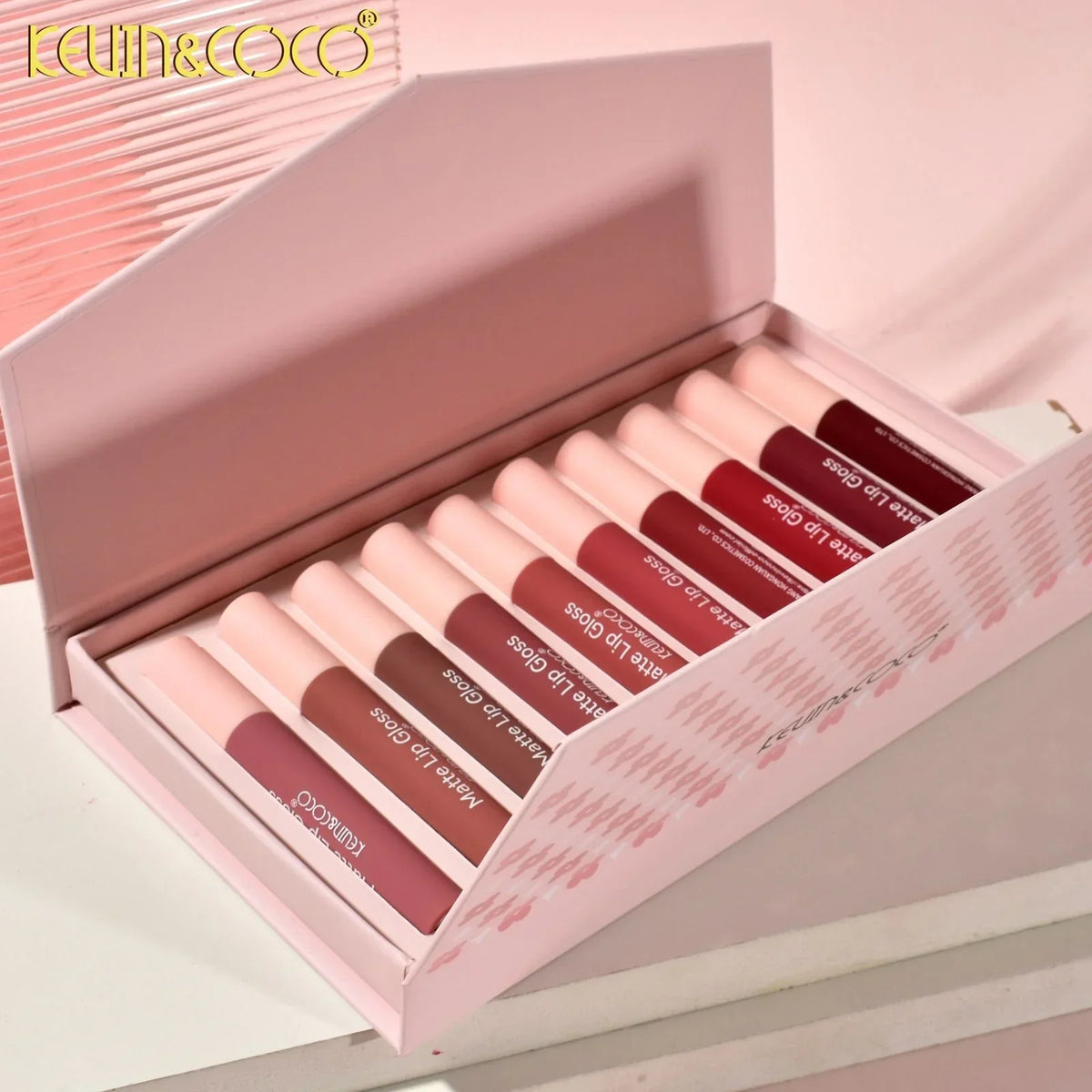 Kevin & Coco Super Matte 10 Pcs Lip Gloss Set - Buy Online in Pakistan at Cosmia.pk