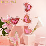 Kevin & coco 4-COLOR Heart Shape Box Airy Mousse Blush - Buy Online in Pakistan at Cosmia.pk