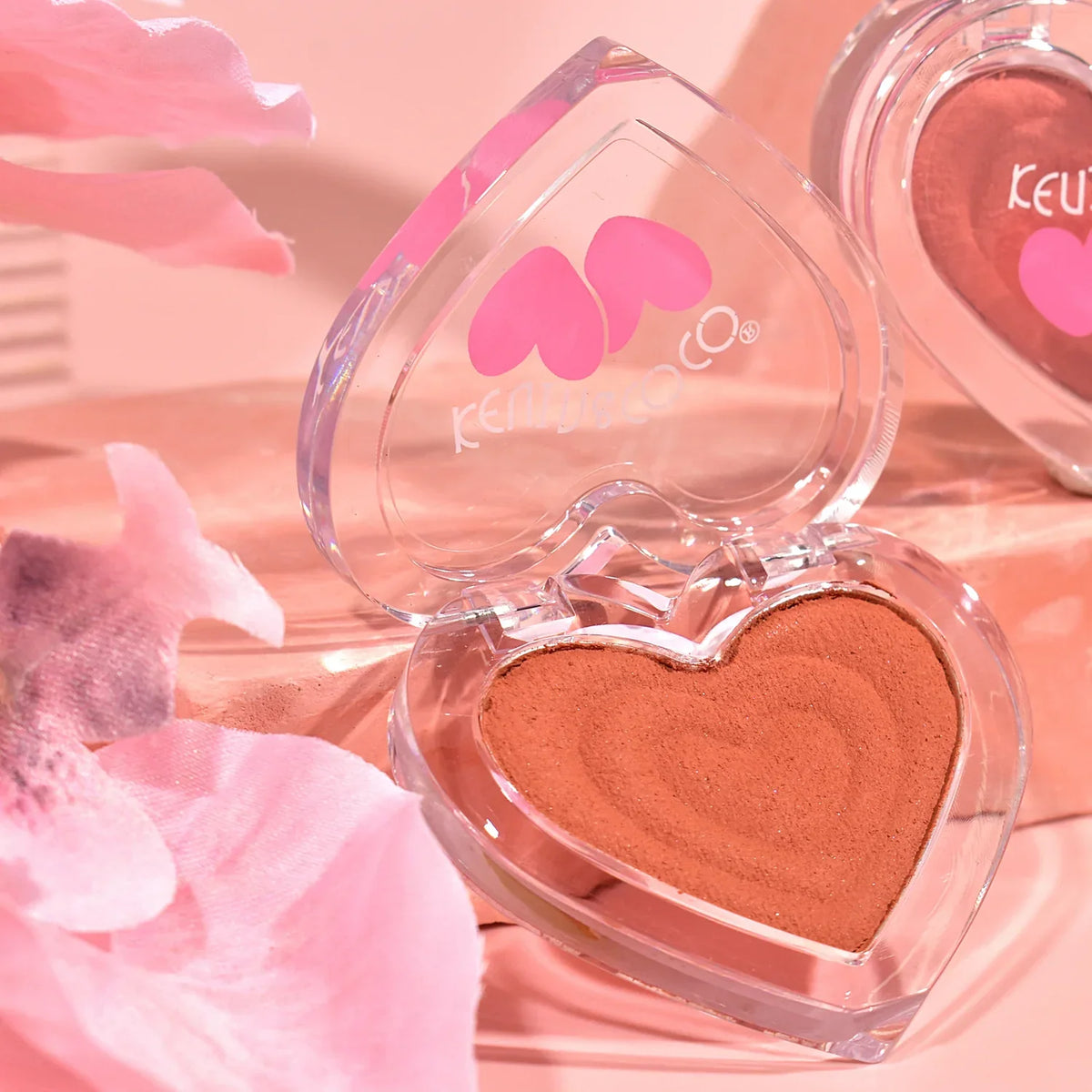 Kevin & coco 4-COLOR Heart Shape Box Airy Mousse Blush - Buy Online in Pakistan at Cosmia.pk