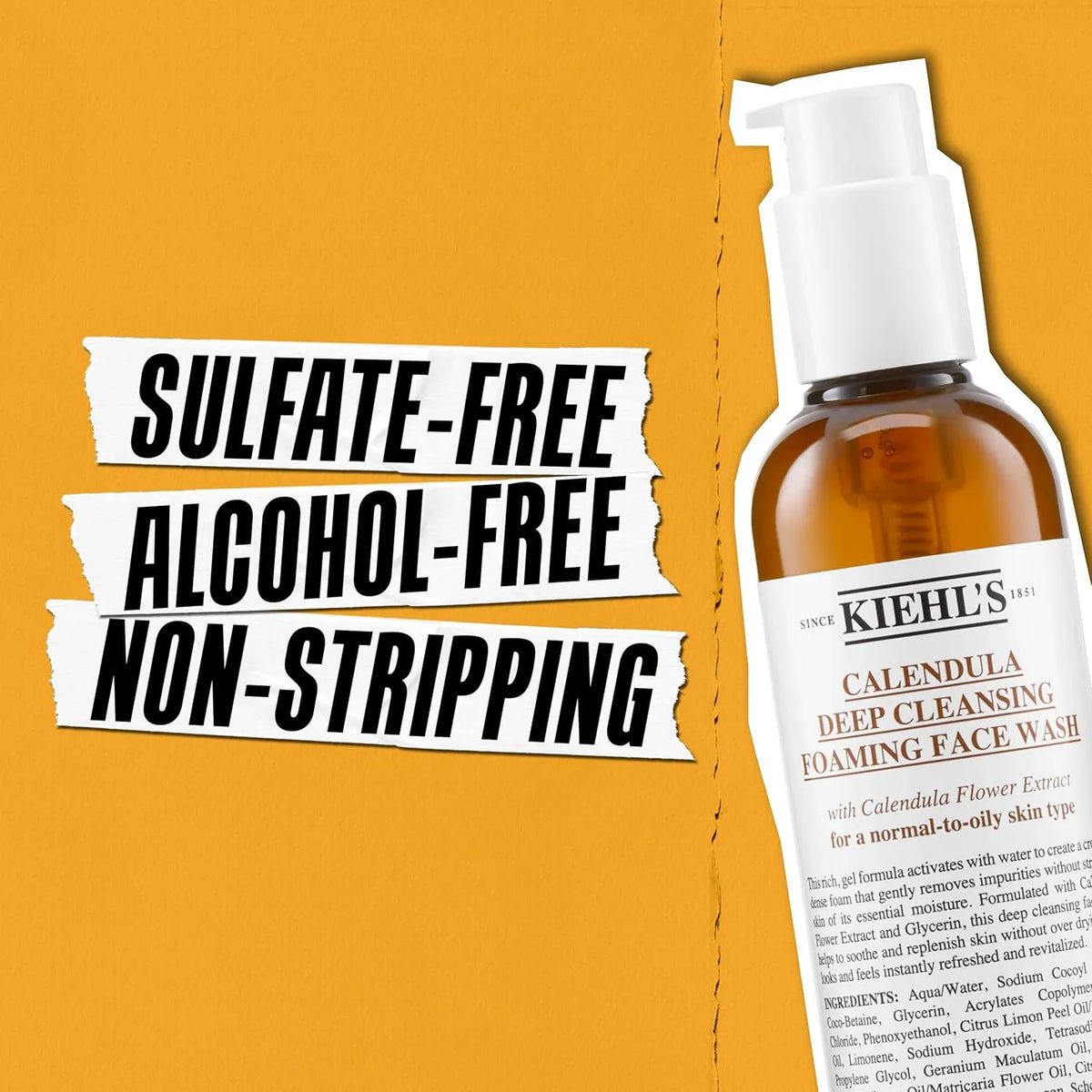 Kiehl's Deep Cleansing Foaming Face Wash - 230ml - Buy Online in Pakistan at Cosmia.pk