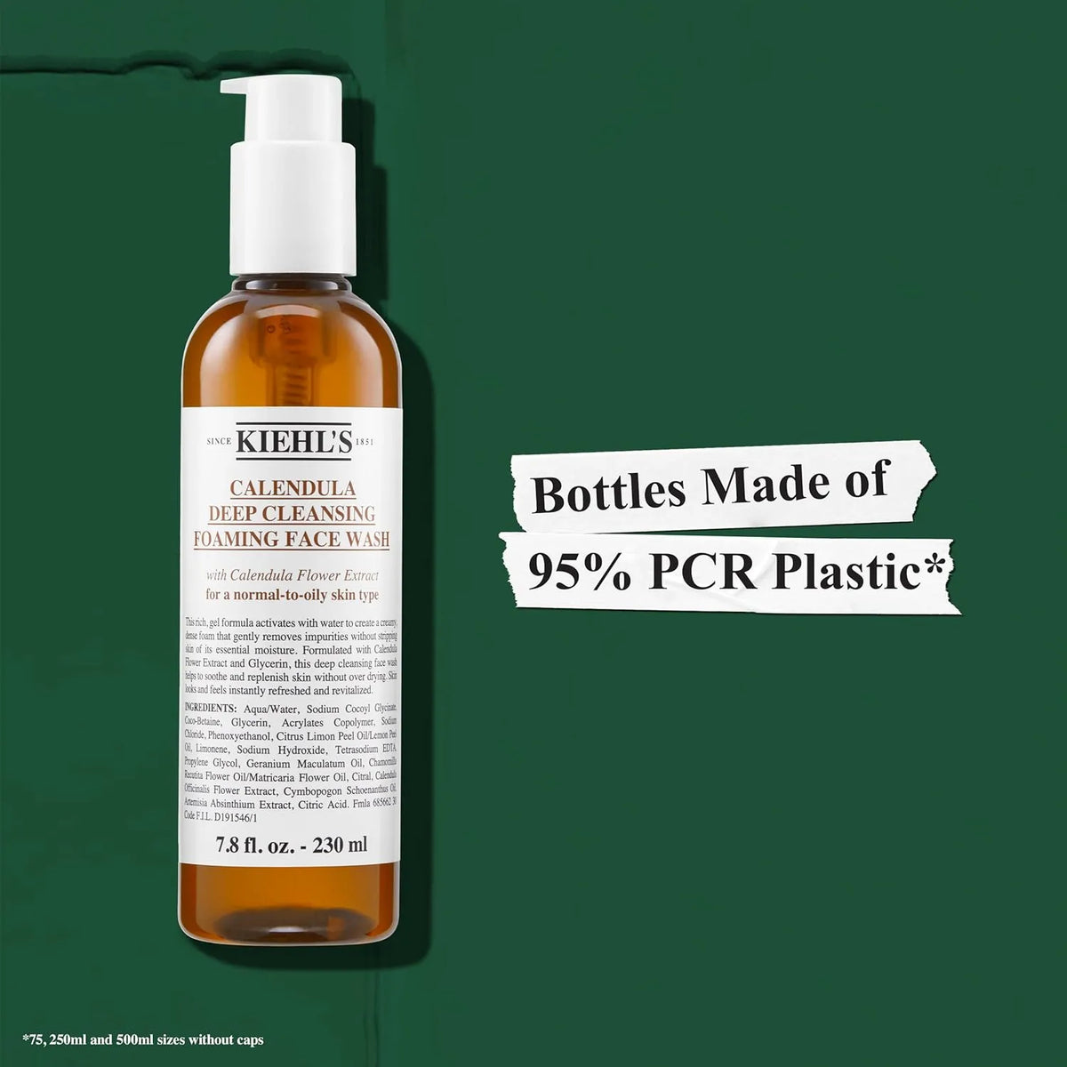 Kiehl's Deep Cleansing Foaming Face Wash - 230ml - Buy Online in Pakistan at Cosmia.pk