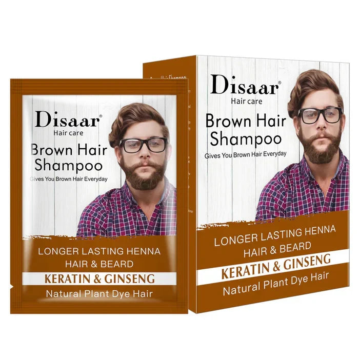 Disaar Natural Brown Hair Dye Shampoo Clean Scalp Nourishing & - Buy Online in Pakistan at Cosmia.pk