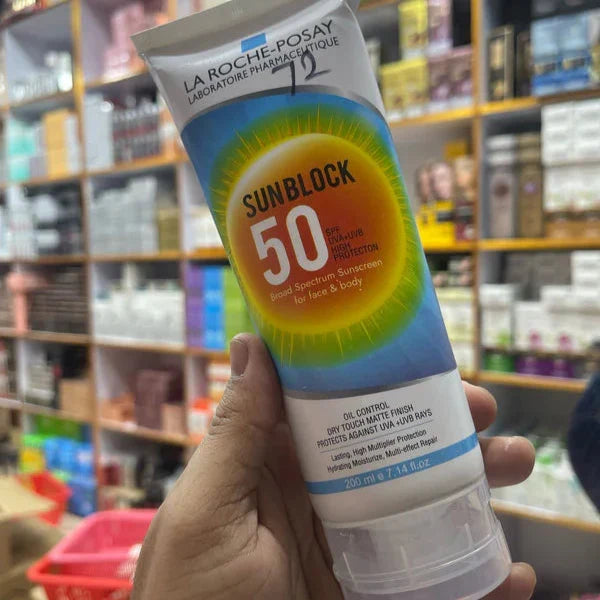 LA ROCHE -POSAY SPF 50 UVA UVB High Proctection Sun Block 200ml - Buy Online in Pakistan at Cosmia.pk