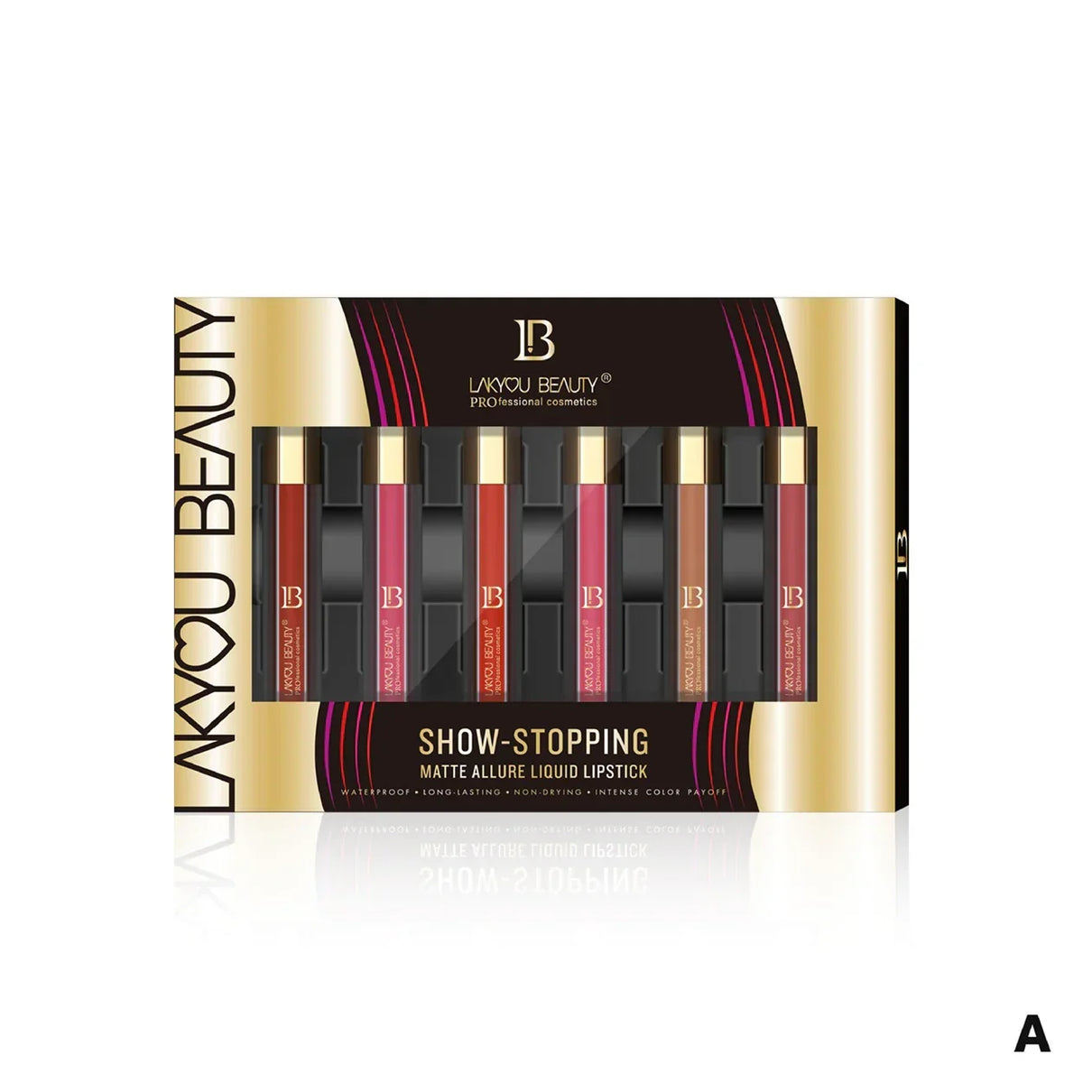 Lakyou Beauty Matte Allure Liquid Lipstick Pack of 6 - Buy Online in Pakistan at Cosmia.pk