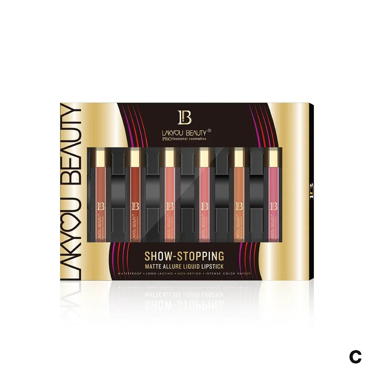 Lakyou Beauty Matte Allure Liquid Lipstick Pack of 6 - Buy Online in Pakistan at Cosmia.pk