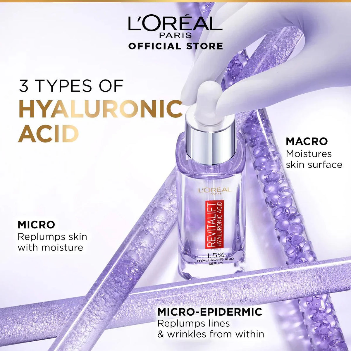 L'Oreal Serum With 1.5 % Hyaluronic Acid - Buy Online in Pakistan at Cosmia.pk