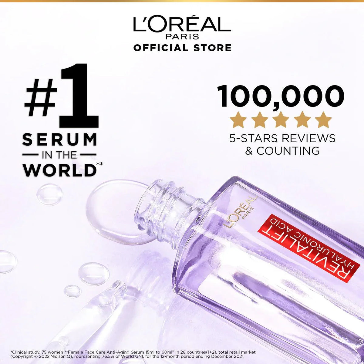 L'Oreal Serum With 1.5 % Hyaluronic Acid - Buy Online in Pakistan at Cosmia.pk