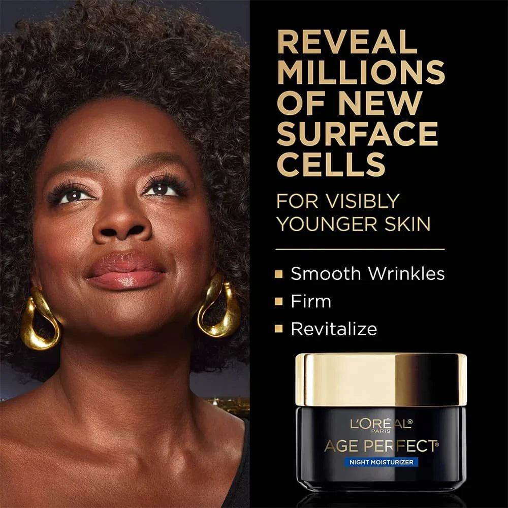 L'Oreal Paris Age Perfect® Cell Renewal Anti-Aging Night Moisturizer 48g - Buy Online in Pakistan at Cosmia.pk