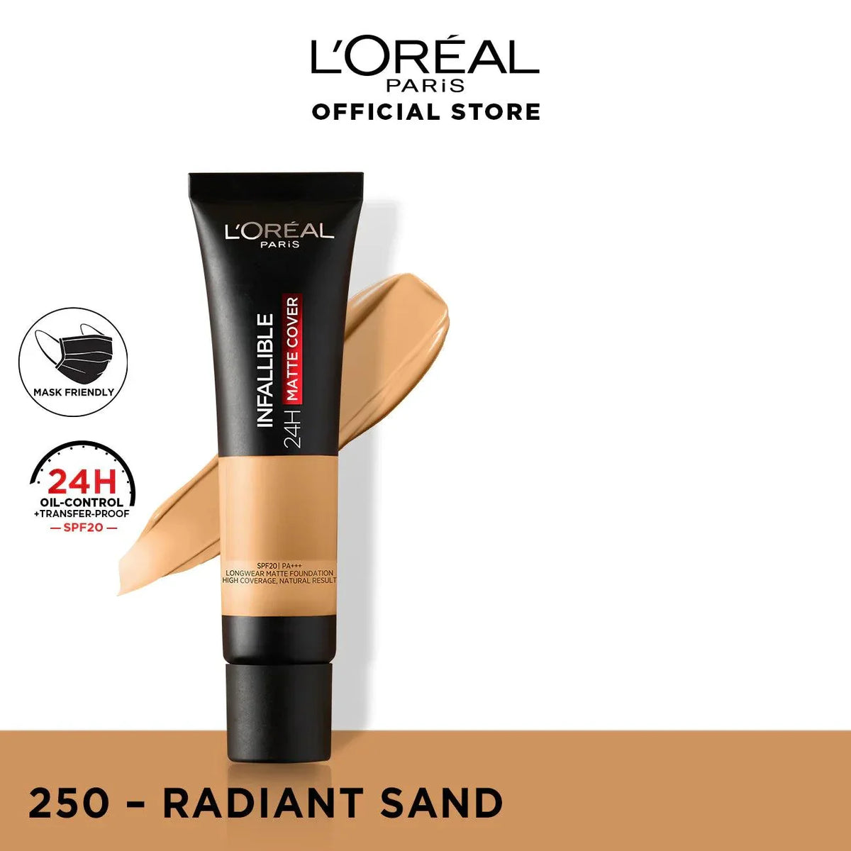 Loreal Infallible 24hr Matte Cover Foundation - Buy Online in Pakistan at Cosmia.pk