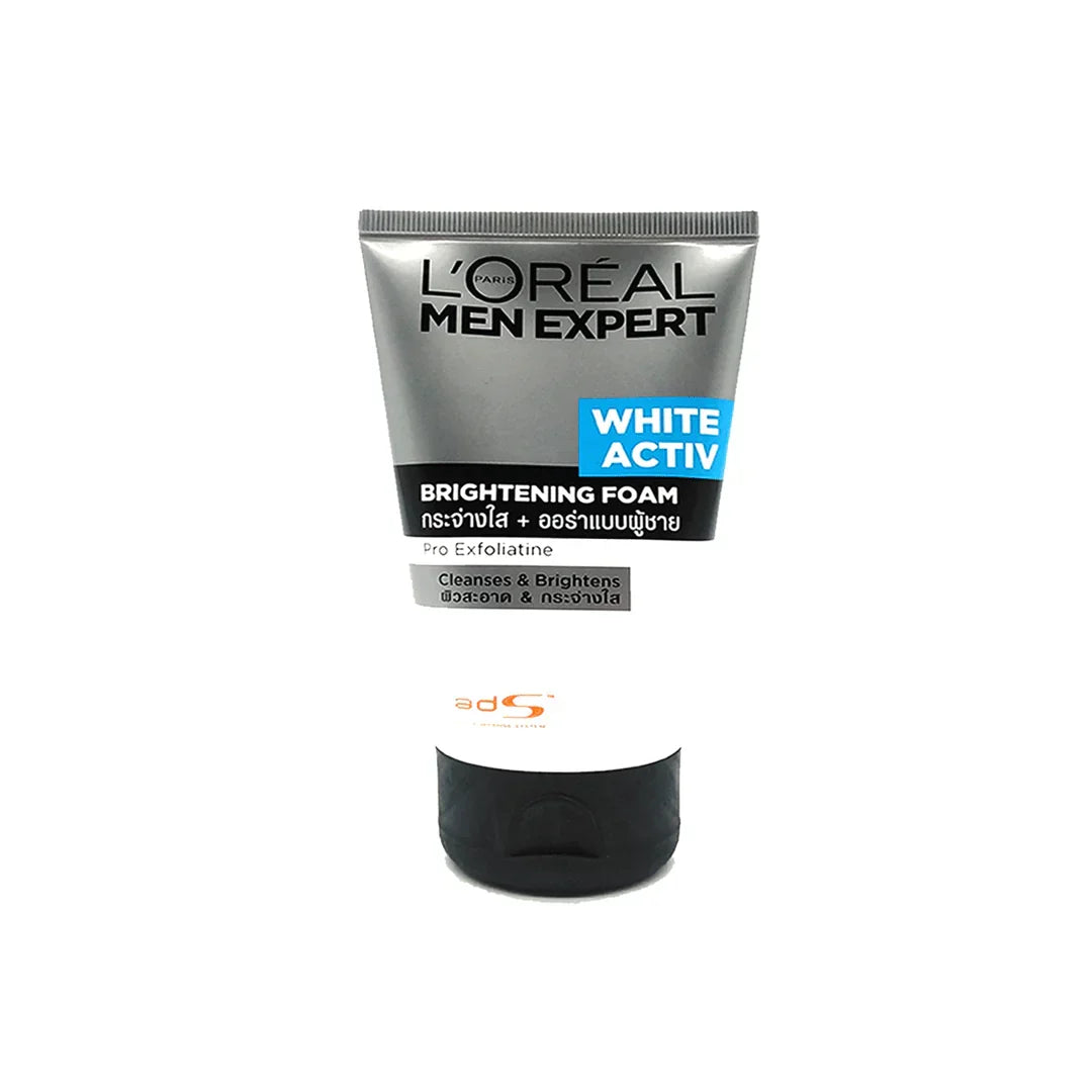 Loreal Men White Active Brightening Foam 100ml - Buy Online in Pakistan at Cosmia.pk