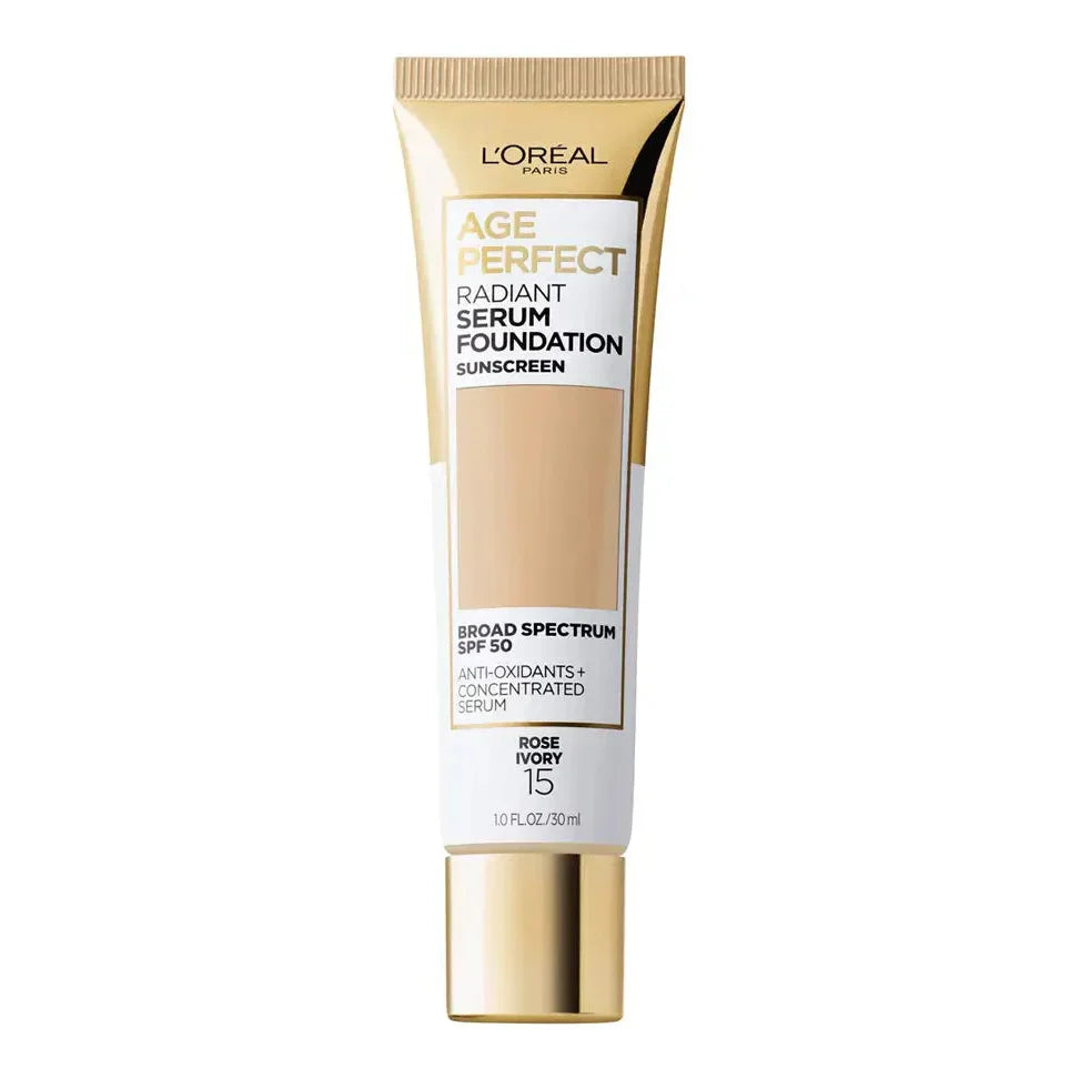 L'Oreal Paris Age Perfect Radiant Serum Foundation with SPF 50 - 30ml - Buy Online in Pakistan at Cosmia.pk