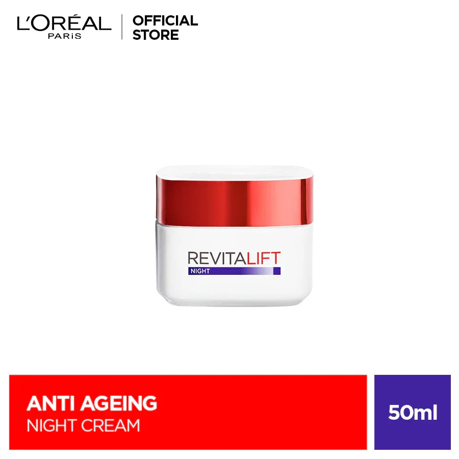 L'Oreal Paris Revitalift Moisturizing Night Cream - 50ml - Buy Online in Pakistan at Cosmia.pk