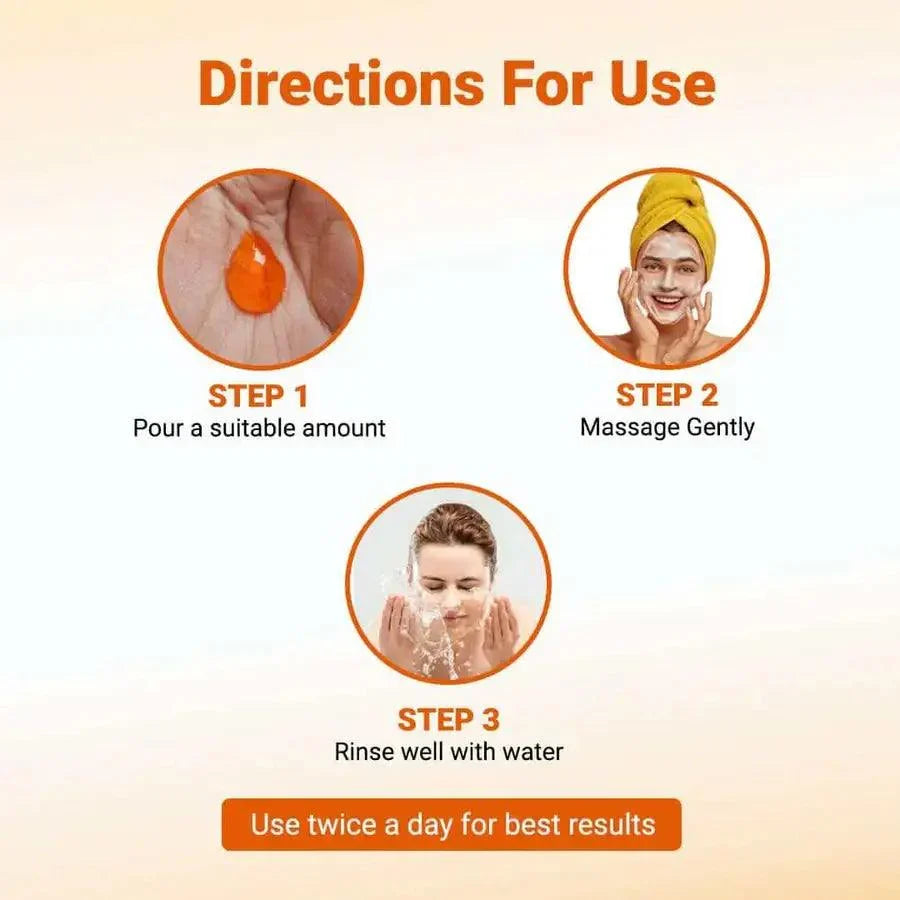Vince Vitamin C Face Wash - 120ml - Buy Online in Pakistan at Cosmia.pk