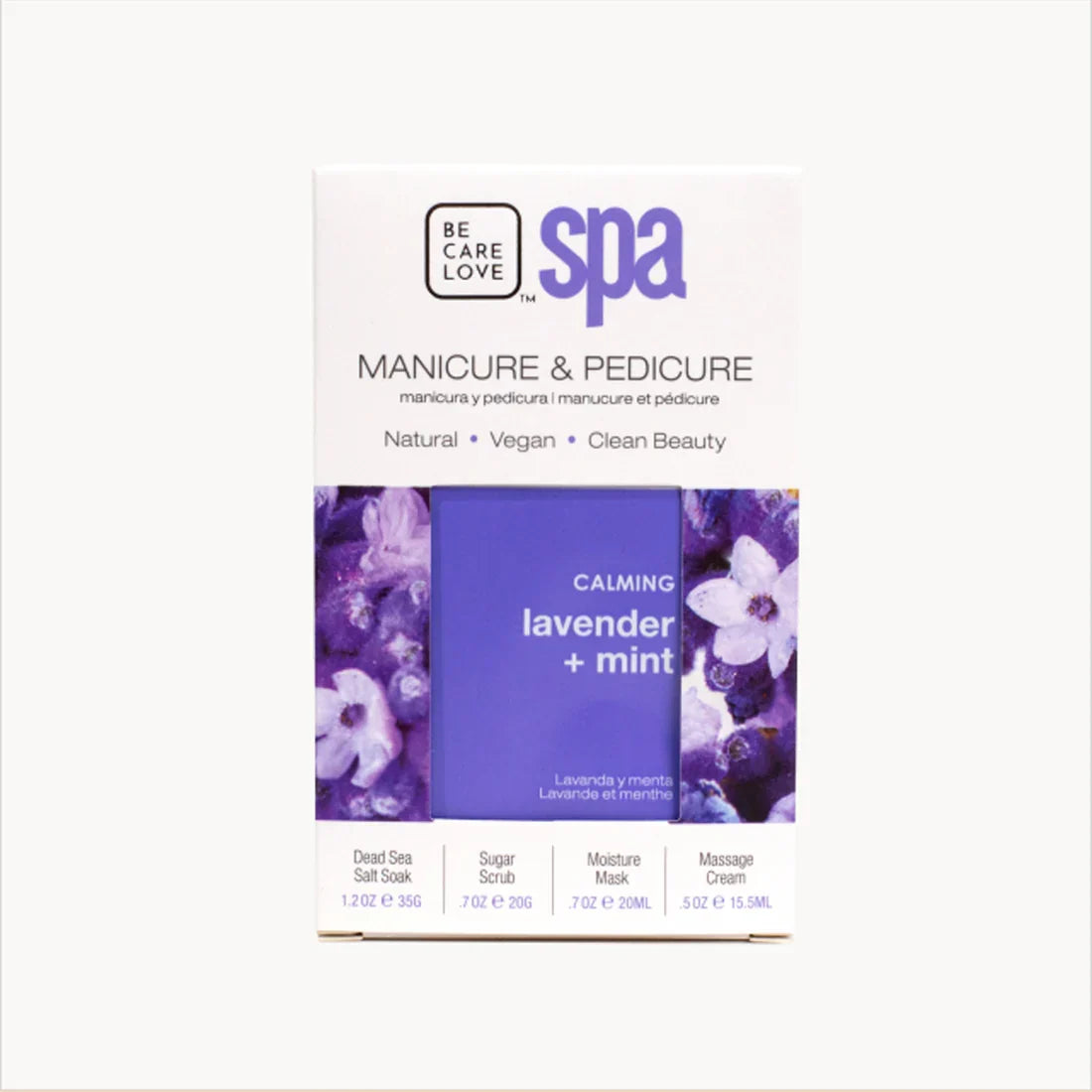 Be Care Love Lavender and Mint Calming Spa 4 Pcs Set - Buy Online in Pakistan at Cosmia.pk