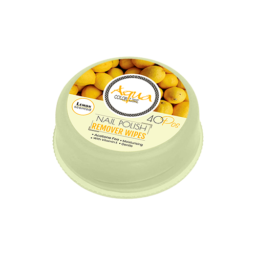 Aqua Color Line Nail polish Remover Pad 40 Pieces - Buy Online in Pakistan at Cosmia.pk