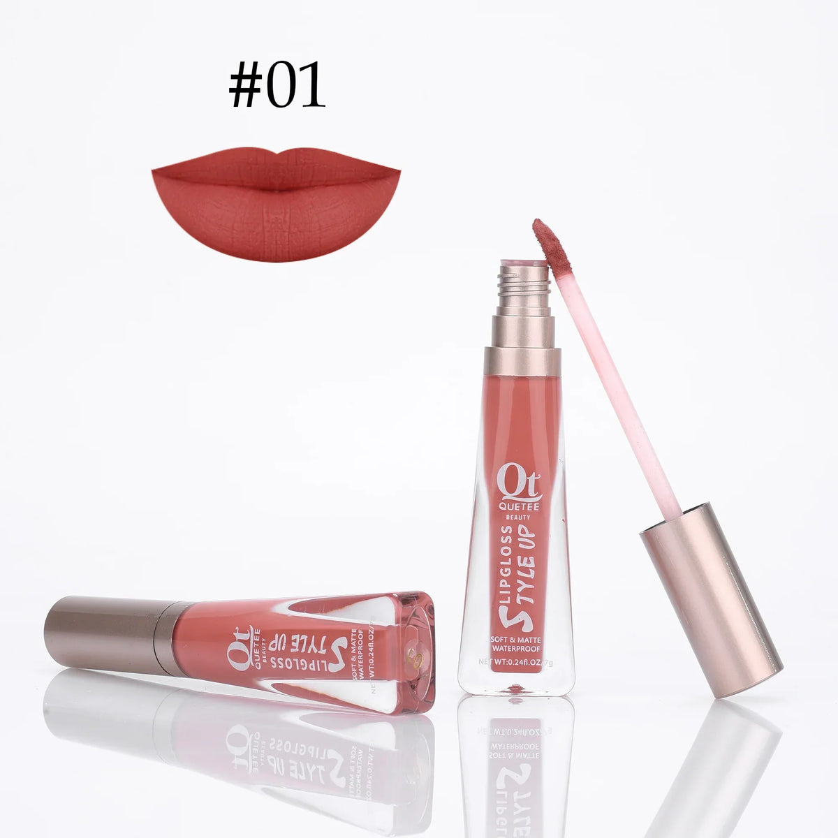 Quetee Beauty Lip Gloss - 01 - Buy Online in Pakistan at Cosmia.pk