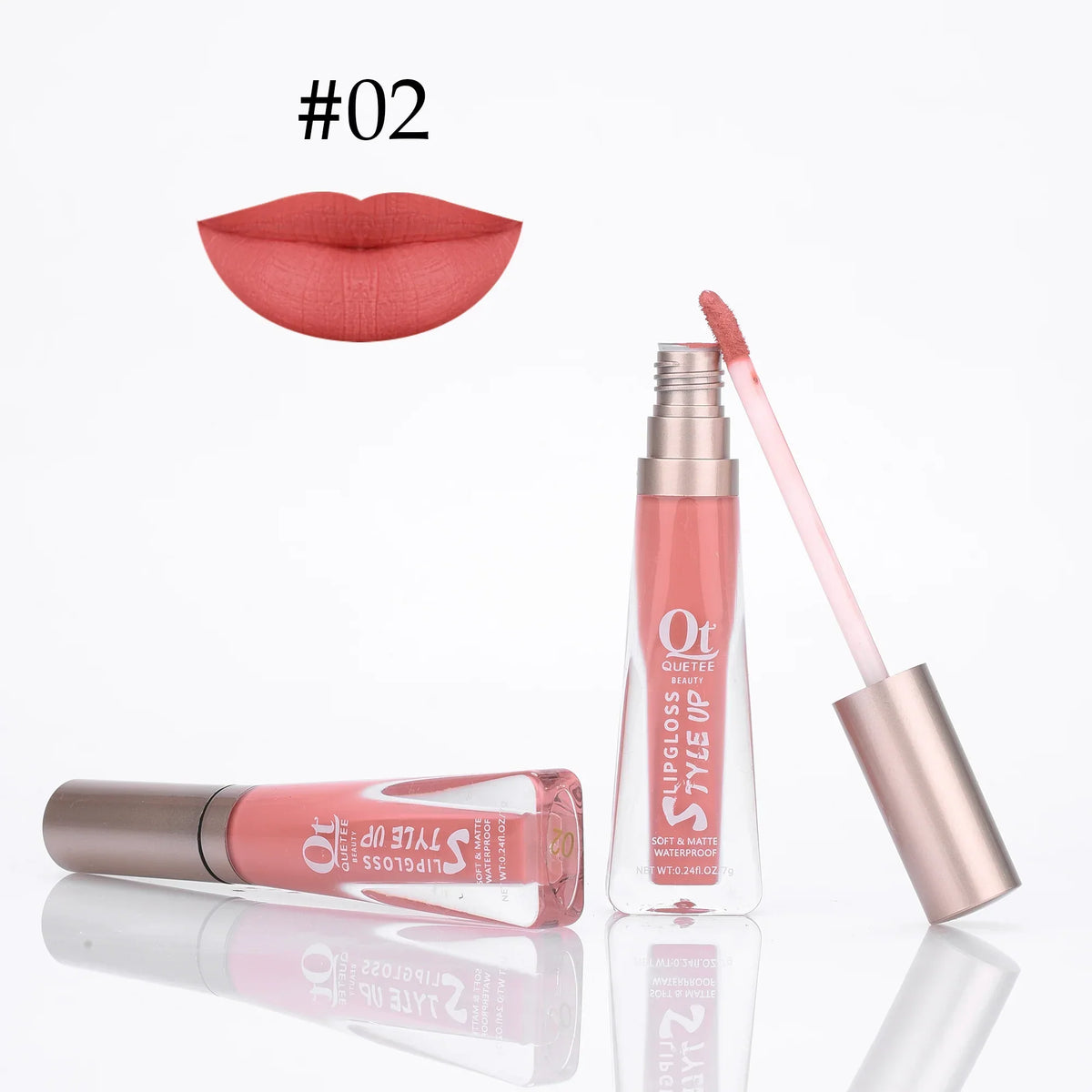 Quetee Beauty Lip Gloss - 02 - Buy Online in Pakistan at Cosmia.pk