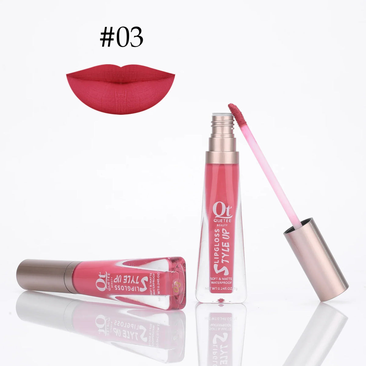Quetee Beauty Lip Gloss - 03 - Buy Online in Pakistan at Cosmia.pk