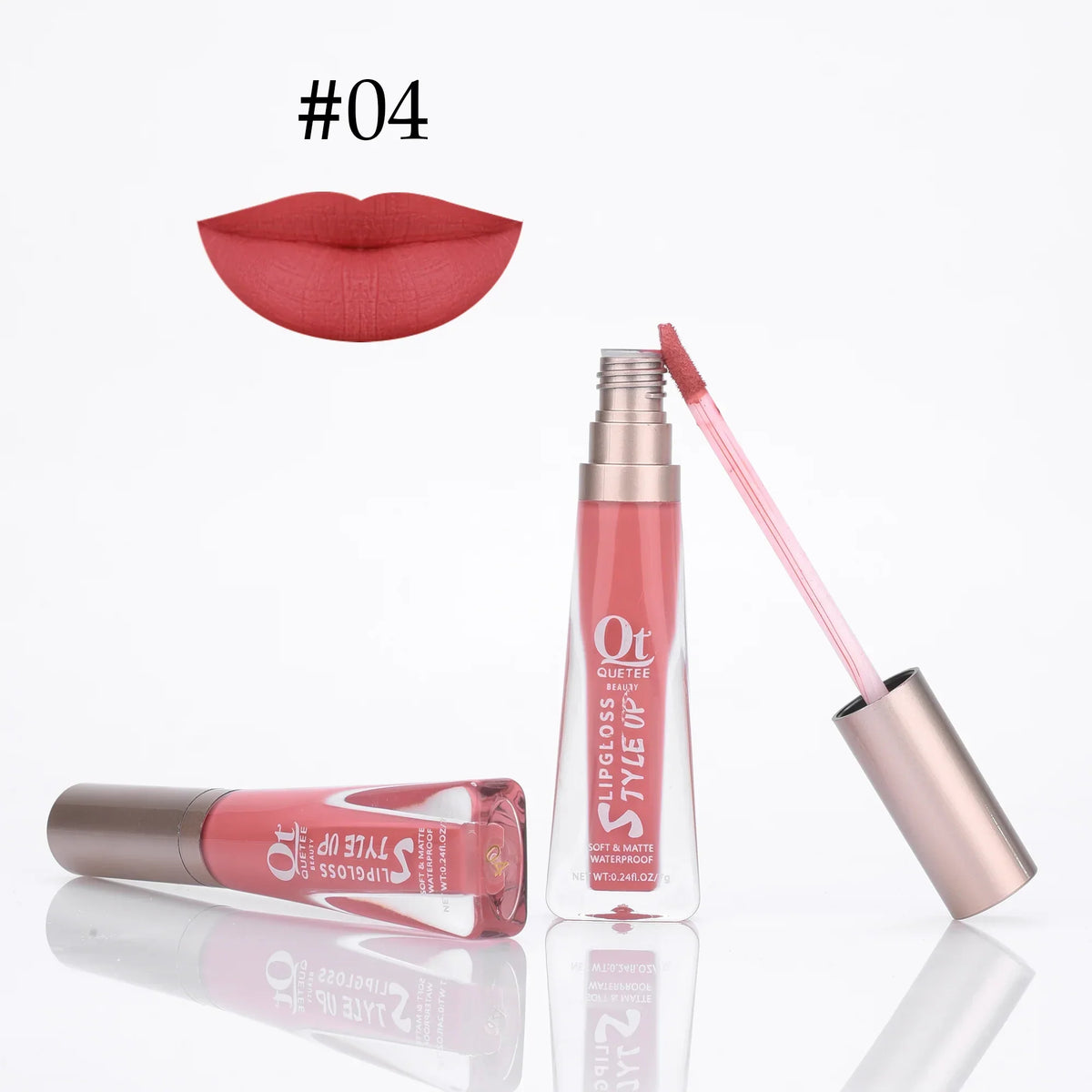 Quetee Beauty Lip Gloss - 04 - Buy Online in Pakistan at Cosmia.pk