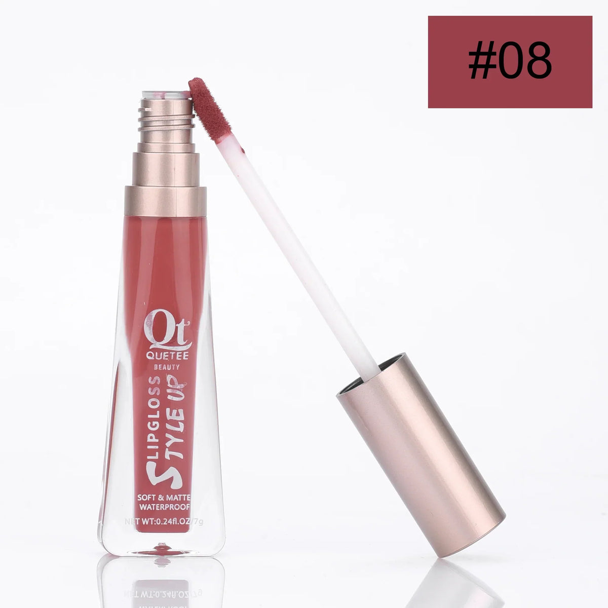 Quetee Beauty Lip Gloss - 08 - Buy Online in Pakistan at Cosmia.pk