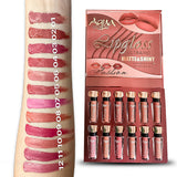 Aqua Color Line 12 Pieces Lip Gloss - Buy Online in Pakistan at Cosmia.pk