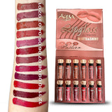 Aqua Color Line 12 Pieces Lip Gloss - Buy Online in Pakistan at Cosmia.pk