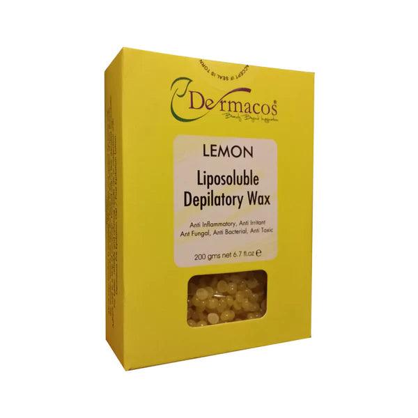 Dermacos Liposoluble Depilatory Wax (Lemon) - Buy Online in Pakistan at Cosmia.pk