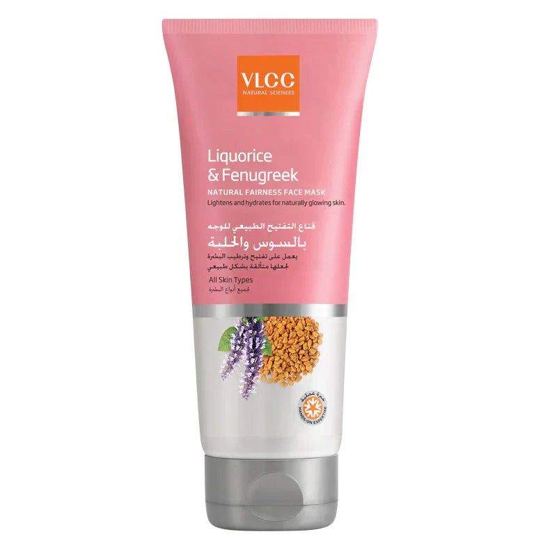 VLCC Liquorice & Fenugreek Natural Fairness Mask - 100ml - Buy Online in Pakistan at Cosmia.pk