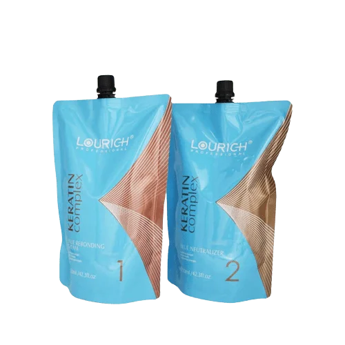 Lourich Professional Keratin Complex Blue Rebonding Kit (Each 1250ml) - Buy Online in Pakistan at Cosmia.pk