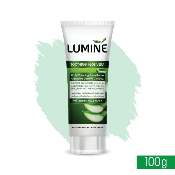 Lumine Soothing Aloe Vera Whitening Face Wash 100ml - Buy Online in Pakistan at Cosmia.pk