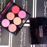 6 Colors M.A.C Blusher Palette M.A.C