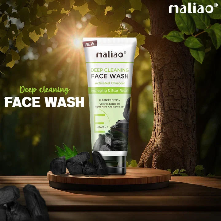 Maliao Charcoal Face Wash with Activated Charcoal - 130g - Buy Online in Pakistan at Cosmia.pk