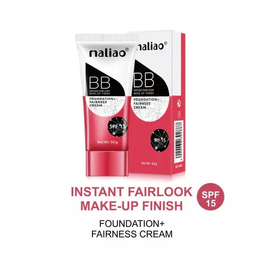 Maliao Instant Fair Look Make Up Finish BB Foundation Fairness Cream - Buy Online in Pakistan at Cosmia.pk