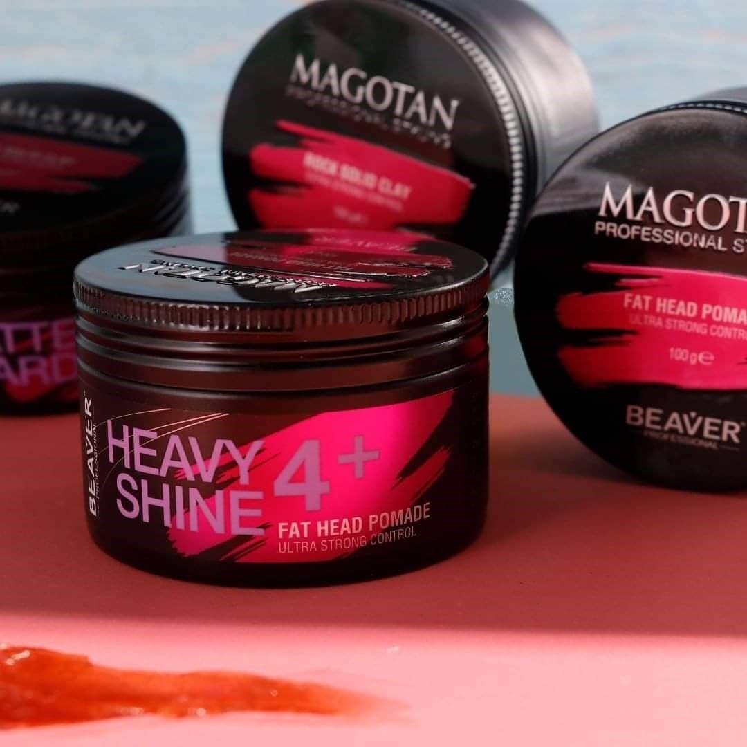Beaver Magotan Heavy Shine 4+ Fat Head Pomade Ultra Strong – 100g - Buy Online in Pakistan at Cosmia.pk